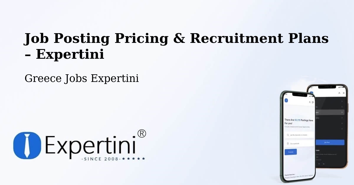 Job Posting Pricing & Recruitment Plans – Río - Río, Greece Jobs Expertini