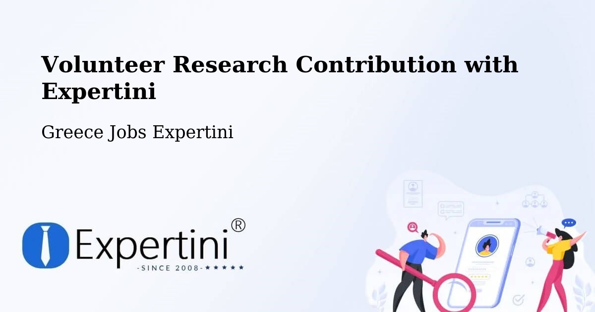 Volunteer Research Contribution Program – Río - Greece Jobs Expertini